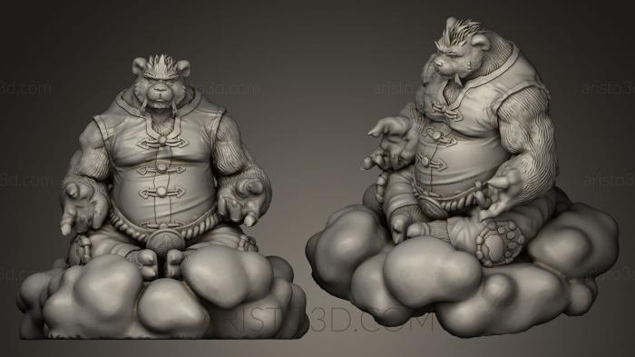 Busts of heroes and monsters (BUSTH_0255) 3D model for CNC machine